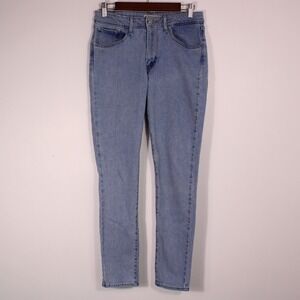 Levis 721 Jeans Womens 30 Blue High Rise Skinny Stretch Denim, Fits 30x29.5‎